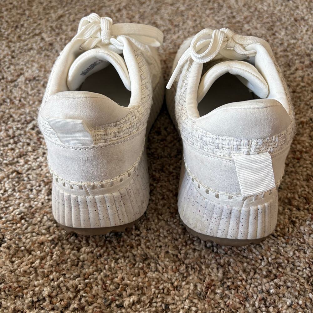 Universal Thread Dolen Woven Platform Comfort Sneakers - White Women's Size 8.5 - Picture 5 of 11